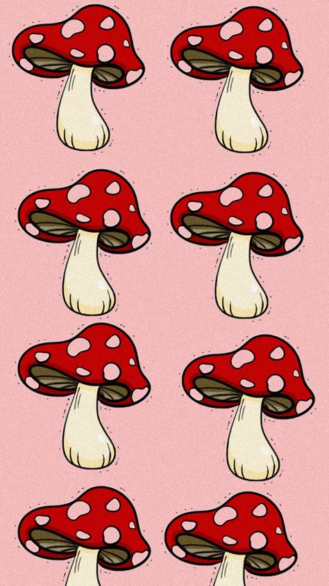 Mushroom Wallpaper, Pattern