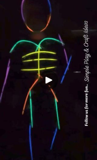 29K views · 262 reactions | 😂🔦 We had such a giggle using a packet of glow sticks to make a skeleton....the whole thing cost £1 to make!!😮 
Would be fab for a Halloween costume 🎃😍🤣 | By Simple play & craft ideas | Stepped up. Come to me. Go
away. Go walk backwards. Woo. Where are you? Run to me Boo.
Run Boo. Glow Stick Skeleton Costume, A Halloween Costume, Skeleton Costume, Come To Me, A Skeleton, Glow Sticks, The Whole, Halloween Costume, Skeleton