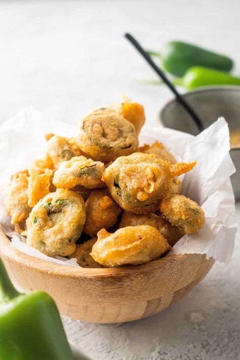 Fried Jalapenos, Snack Attack, Favorite Appetizers, Stuffed Jalapeno Peppers, The Duff, All You Need Is, Potato Salad, New Recipes, Appetizer Recipes