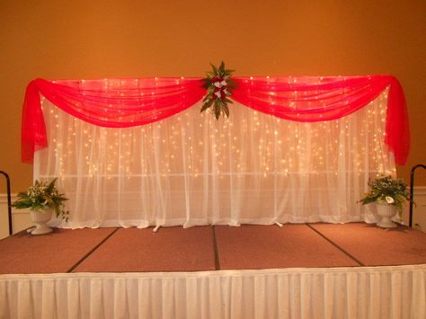 Simple backdrop for a local pageant | http://thepageantplanet.com/ Beauty Pageant Decorations Ideas, Beauty Pageant Stage Design, Milad Decoration Ideas, Pageant Decorations, Sangeet Stage, Pageant Stage, Simple Backdrop, Simple Stage Decorations, Wedding Stage Backdrop