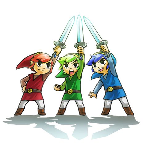 The Legend of Zelda: TriForce Heroes. This looks pretty cool. Triforce Heroes, Zelda And Link, Zelda Triforce, The Wind Waker, Link Art, Dynasty Warriors, Wind Waker, Zelda Art, Ocarina Of Time