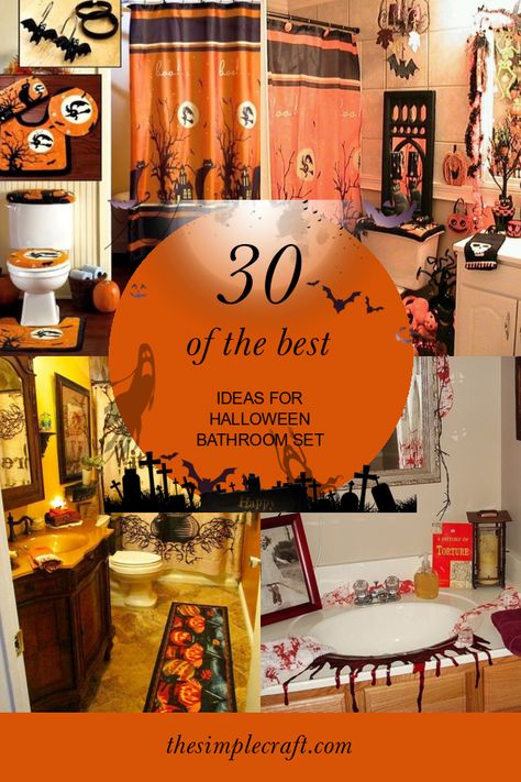 Halloween Themed Bathroom, Scary Halloween Bathroom Ideas, Bathroom Halloween Decor, Spooky Restroom Decor, Halloween Decorations Restroom, Halloween Bathroom Ideas, Scary Bathroom Halloween, Horror Themed Bathroom Ideas, Spooky Bathroom Decor