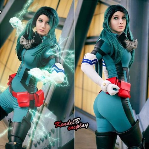 Female Deku, Deadpool Pikachu, Deku Cosplay, Top Cosplay, Woman Cosplay, Wonder Woman Cosplay, Figure Photography, Comics Girls, Curvy Women Jeans