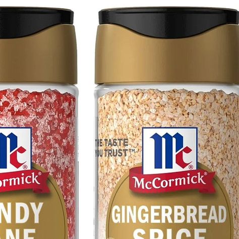 CandyHunting on Instagram: "McCormick has new, limited edition finishing sugars out for the holiday season! There are six varieties: Candy Cane, Gingerbread Spice, Hot Cocoa, Salted Caramel, White Frosting, and English Toffee.

These are available on Amazon now and should be in stores very soon." Candy Cane Gingerbread, Gingerbread Spice, English Toffee, White Frosting, Salted Caramel, Toffee, Hot Cocoa, Candy Cane, Frosting