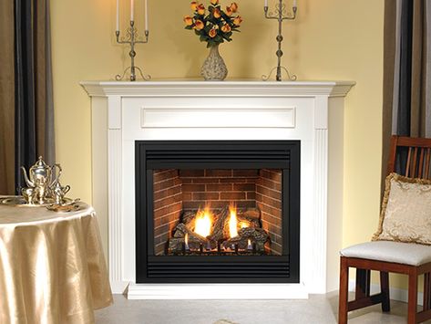 Ventless Gas Fireplace Ideas, Ventless Gas Fireplace, Direct Vent Fireplace, Propane Fireplace, Direct Vent Gas Fireplace, Ceramic Fiber, Corner Cabinet, Door Sets, Wall Installation