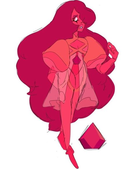 Pink Steven Universe Fanart, Steven Universe Rose Quartz Oc, Pink Diamond Redesign, Monster Princess, Jewel Riders, Rose Quartz Steven Universe, Diamond Steven, Cristal Gems, Steven Universe Oc