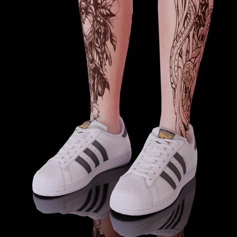 Download free Sims 4 cc | Shoes - Adidas superstar by Shushilda Free Sims 4 Cc, Mod Shoes, Sims 4 Male Clothes, Sims 4 Piercings, Cc Shoes, Sims 4 Cc Shoes, Adidas Shoes Superstar, Free Sims 4, Sims 4 Expansions