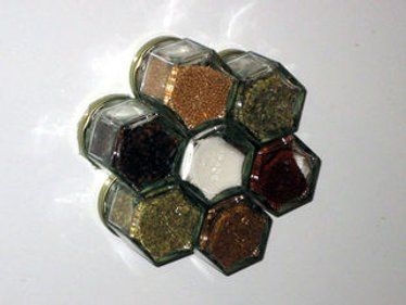 Magnetic Spice Jars: 6 Steps (with Pictures) Spice Storage Solutions, Magnetic Spice Jars, Masala Dabba, Spice Spoon, Magnetic Spice, Spice Set, Spice Labels, Organic Spice, Herbs De Provence