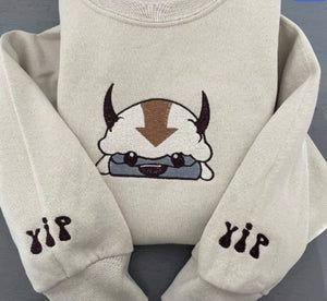 Your Shopping Cart – Mr Embroidery Gifts Pokemon Embroidery Hoodie, Hoodies With Embroidery, Cool Sweatshirt Designs, Appa Hoodie, Appa Sweatshirt, Diy Crewneck Sweatshirt Ideas, Cute Sweatshirts Outfits, Oversized Crewneck Outfit, Sweatshirt Embroidery Ideas