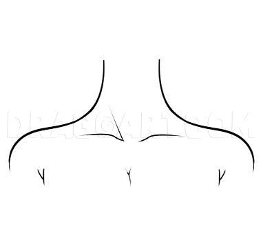 How To Draw A Neck, Step by Step, Drawing Guide, by Dawn | dragoart.com Drawing Ideas Body Sketch Step By Step, Drawing Anime Body Step By Step, Neck Anime Drawing, Drawing A Neck, Neck Drawing Female, Woman Neck Drawing, Face And Neck Drawing, How To Draw A Jawline, How To Draw Shoulders Female