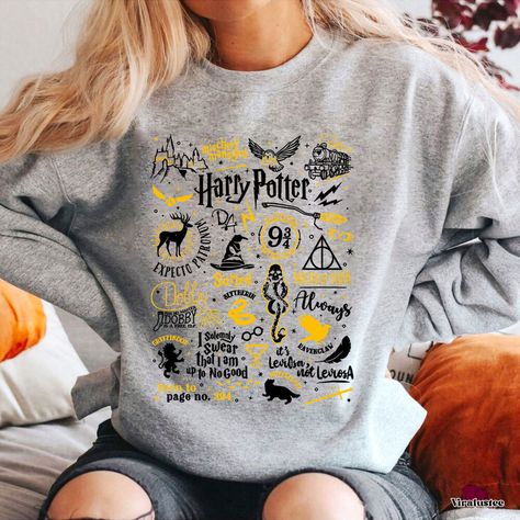 Harrry Potter Crewneck Sweatshirt, Wizard Hogwarts Shirt Check more at https://viralustee.com/product/harrry-potter-crewneck-sweatshirt-wizard-hogwarts-shirt/ Hogwarts Shirt, Sweatshirt Diy, Fandom Merch, Harry Potter Sweatshirt, Wizard, Hogwarts, Crewneck Sweatshirt, Harry Potter, Crew Neck Sweatshirt