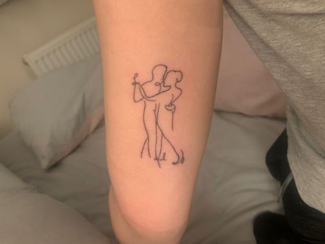 Harry Potter Tattoos Hermione, Dancing Couple Tattoo Ideas, Scene Tattoo, Deathly Hallows Part 1, Harry And Hermione, The Deathly Hallows, I Dont Know, Couple Dancing, Deathly Hallows