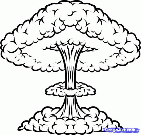 how-to-draw-a-nuke-nuclear-blast-step-7_1_000000134173_5.gif (890×854) Nuclear Explosion Art, Nuclear Explosion Drawing, Mushroom Cloud Drawing, Nuke Drawing, Mushroom Cloud Tattoo, Liquid Drawing, Explosion Drawing, Graffiti Art Letters, Mushroom Cloud