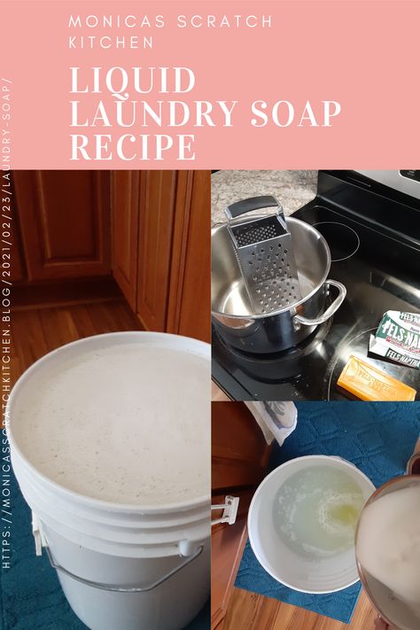 Recipe for 5-gallons of Liquid Laundry Soap made from scratch! Diy Laundry Detergent Liquid 5 Gallon, Homemade Liquid Fabric Softener, 5 Gallon Laundry Detergent, Liquid Laundry Detergent Homemade 5 Gallon, Laundry Soap Homemade Natural, Home Made Liquid Laundry Detergent, Diy Laundry Soap Liquid, How To Melt Soap, Diy Liquid Laundry Soap