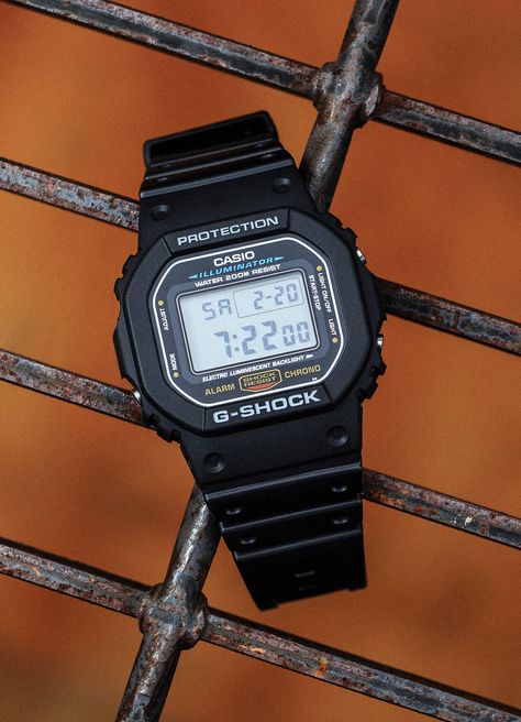 The Casio G-Shock DW-5600E Reviewed • Gear Patrol Dw Watch, Black G Shock Watch, Casio Vintage Watch, G Shock Gm 2100, Casio G Shock Frogman, Casio G Shock Ga 2100, Casio Watches, Casio Vintage, Casio Military Watch