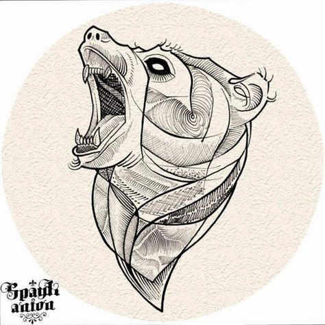 #tattoos #inked #inkmag #tattoosketch #tattoodesign #drawing #tattoodraw #sketchtattoo #linetattoo #lineworktattoo #bear #beartattoo #bearsketch #tattoodo #txttoo #tattism #tatrrx #blxckink #blackworkers #blacklinetattoo #tattoomag #inkedmag #animaltattoo Bear Side Profile Tattoo, Inkbox Tattoo, Bear Drawing, Animal References, Calf Tattoo, Black Tattoo, Free Tattoo, Dream Tattoos, New Years Eve Party