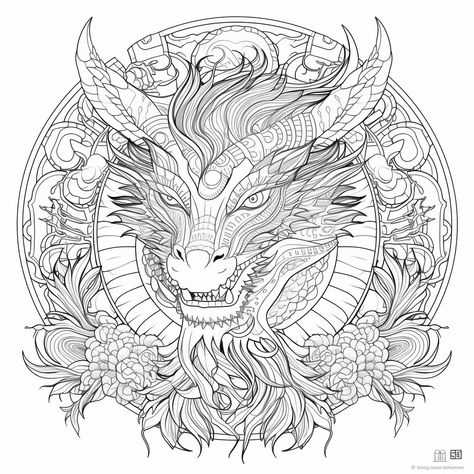 Looking for a fun and relaxing way to spend some time? Look no further than these 25 unique dragon mandala coloring pages! Perfect for adults and kids alike, these pages are sure to provide hours of enjoyment. With a variety of designs to choose from, you're sure to find one that you love. So what are you waiting for? Start coloring! Grab your crayons and get…#Mandalas #Dragon_Mandala #Mandala_Coloring_Page #Dragon_Coloring Dragon Mandala, Relaxing Coloring Pages, Dragon Coloring, Coloring Pages Winter, Valentines Day Coloring Page, Birthday Coloring Pages, Heart Coloring Pages, Pumpkin Coloring Pages, Dragon Coloring Page