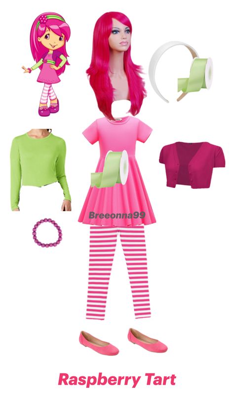 Strawberry shortcake, raspberry tart costume Raspberry Torte, Raspberry Tart, Raspberry Tarts, Custom Costumes, Cosplay Tips, The Thing Is, The Things, Dress To Impress, Tart