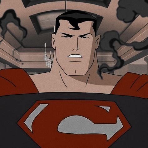 Character: Superman Tv Show: Justice League Unlimited #icon #superman #icons #clarkkent #aesthetic #superhero #cartoon #hero #justiceleague #dc #comics #warnerbros Superman Justice League Unlimited, Animated Superman, Superman Aesthetic, Aesthetic Superhero, Superman Justice League, Steel Superman, Justice League Animated, Superman Film, Dc Animated