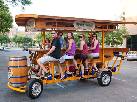 Drink beer - and work it off at the same time - with The Pubcrawler beer-cycle in Austin, Texas! Austin Bachelorette Party, Beer Bike, Austin Bachelorette, Visit Austin, Austin Homes, Pub Crawl, Make New Friends, Cafe Bar, Drinking Beer