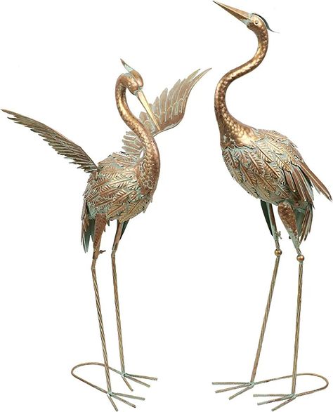 Large Garden Ornaments, Metal Sculptures Garden, Outdoor Garden Statues, Peacock Decor, Lawn Ornament, Metal Yard Art, Bird Statues, Outdoor Statues, Outdoor Sculpture