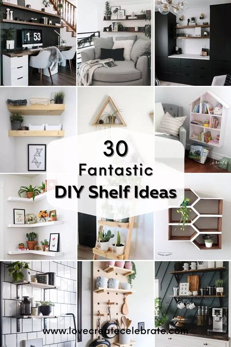 Shelf On Wall Ideas, Where To Hang Shelves In Living Room, Accent Wall Shelving, Industrial Shelves In Living Room, Bedroom Shelving Ideas Wall Shelves For Clothes, Floating Shelves In Bedroom Wall, Living Room Hanging Shelves, Living Room Wall Floating Shelves, Diy Collection Display Shelves