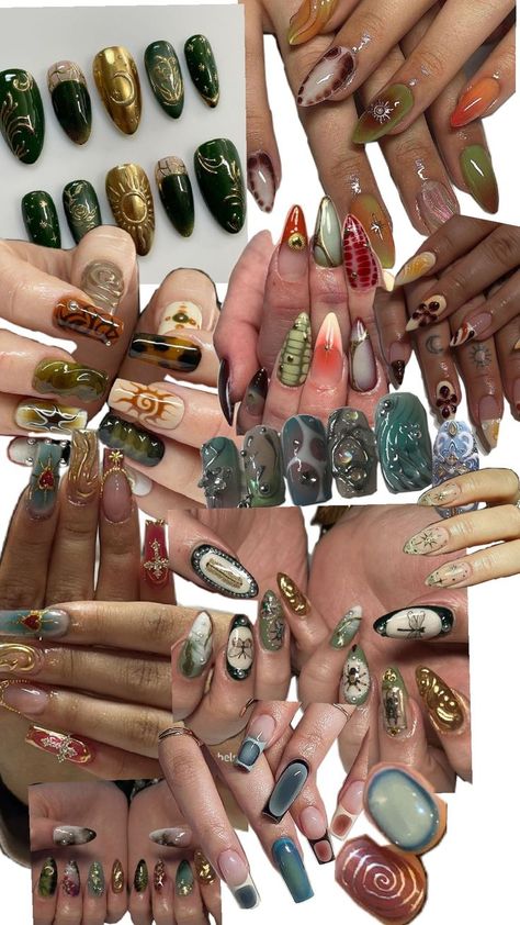 earthy nails designs Earthy Nails Designs, Earthy Nails, Nails Designs, Swag Nails, Nail Inspo, Nail Designs, Nail Art, Nails, Design