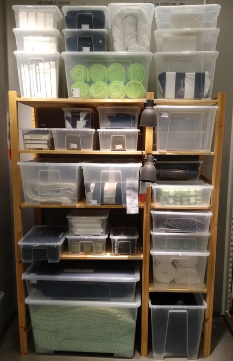 Ikea Samla Kisten - Happy Home Hamburg Tipp von Jessica Ikea Samla, Ikea Organisation, Ikea Storage Boxes, Ikea Organization, Ikea Ivar, Storage Room Organization, Diy Storage Boxes, Garage Storage Organization, Ikea Storage