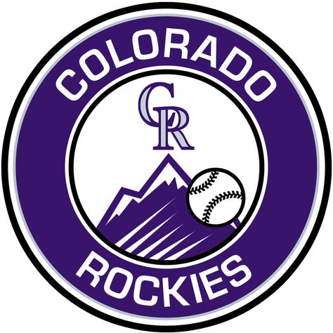 Colorado Rockies Colorado Rockies Tattoo, Colorado Rockies Baseball, Rockies Baseball, Iphone Wallpaper Blur, Mlb Team Logos, Team Logo Design, Shingle Colors, Mlb Logos, Big Kids Room