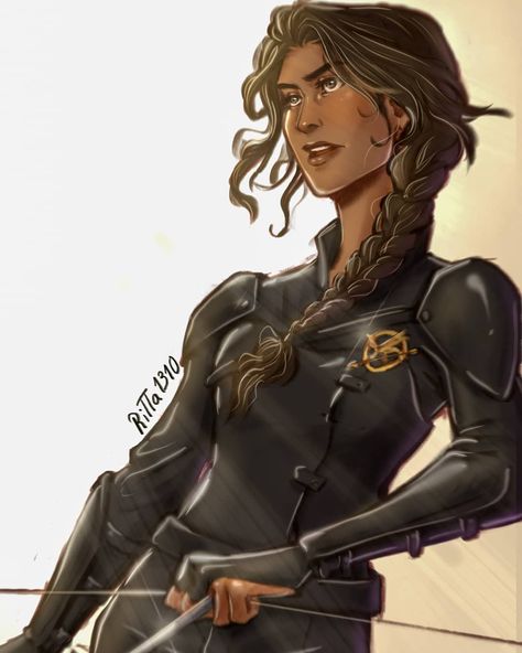 Rita’s Instagram profile post: “Just a sketched up Katniss 🏹 It was suppose to be just a warm up sketch but I colored it a bit 😅 not 100% pleased with this but, thought I…” Hunger Games Fan Art, Hunter Games, I Volunteer As Tribute, Hunger Games Fandom, Hunger Games Series, Suzanne Collins, Hunger Games Trilogy, Katniss Everdeen, The Hunger Games