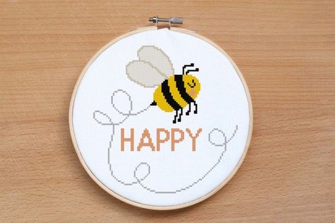 Bee Cross Stitch, Quote Cross Stitch, Cross Stitch Family, Cross Stitch Modern, Funny Cross Stitch, Stitch Quote, Stitch Gift, Cross Stitch Love, Mini Cross Stitch