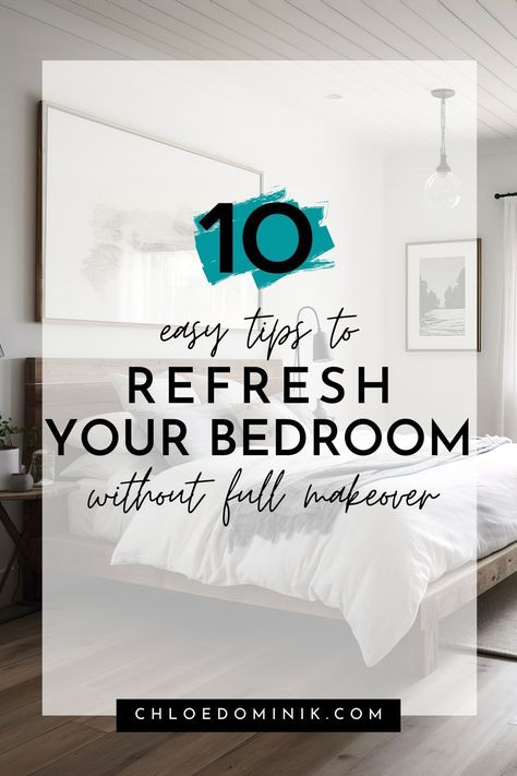 Bored of your bedroom? Use these low budget tips to change and update your space! How To Design A Bedroom, Low Budget Bedroom Ideas, Bedroom Remodel On A Budget, Update Bedroom, Home Refresh Ideas, Ideas For A Bedroom, Interior Design Tips And Tricks, Home Styling Ideas, Designing Home