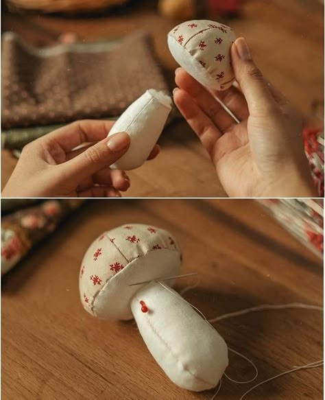 Mushroom Crafts, Homemade Dolls, Shabby Chic Crafts, Fabric Toys, Autumn Crafts, Sewing Items, Christmas Crafts Decorations, Doll Crafts, Felt Toys