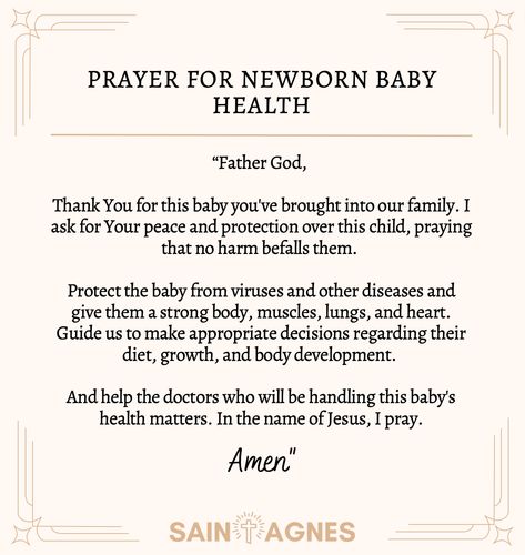 Always remember that your prayer for the new baby lies in the love in which you pray. Your love towards the baby and family reflects God’s unique divine love, which can create greatness out of the little one. Prayer For New Baby Born, Infant Prayers, Prayers For Newborn Baby Boy, Prayer For Baby In Womb, Prayers For Baby Boy, Prayer For Newborn, Prayers For New Baby, Blessing Prayers, Baby Prayers