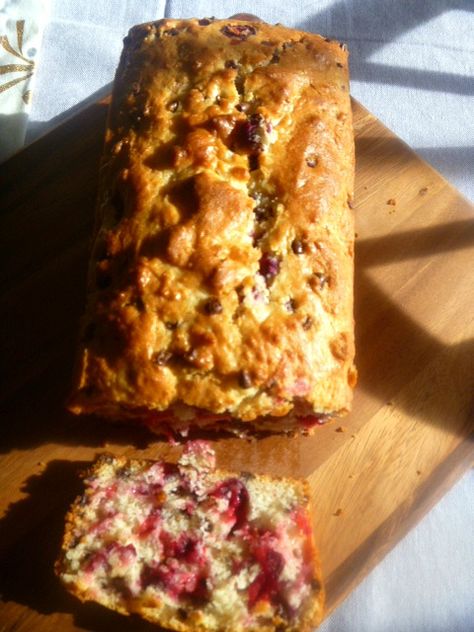 Cranberry Chocolate Chip Bread, Cranberry White Chocolate Bread, Chocolate Cranberry Bread, Chocolate Chip Bread Recipe, Cranberry Chocolate, Almond Flour Bread, Chocolate Chip Bread, Oatmeal Bread, Cranberry Almond