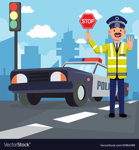 Traffic Police Cartoon, Police Cartoon, Police Officer Uniform, Immigration Officer, Female Police Officers, Traffic Police, Sketch Icon, Law And Justice, Military Officer