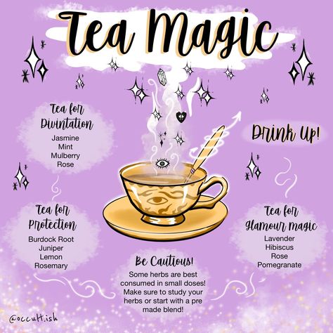 Tea Magic, 1000 Lifehacks, Witch Board, Tarot Significado, Green Witchcraft, Wiccan Magic, Magic Herbs, Eclectic Witch, Wiccan Spell Book