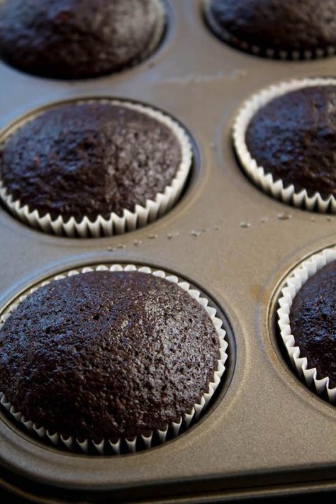 Simple Chocolate Cupcakes, Chocolate Cupcakes Recipe, Moist Chocolate Cupcakes, Brownie Vegan, Best Chocolate Cupcakes, Moist Cupcakes, Chocolate Cupcakes Moist, Cupcake Recipes Chocolate, Chocolate Buttercream Frosting