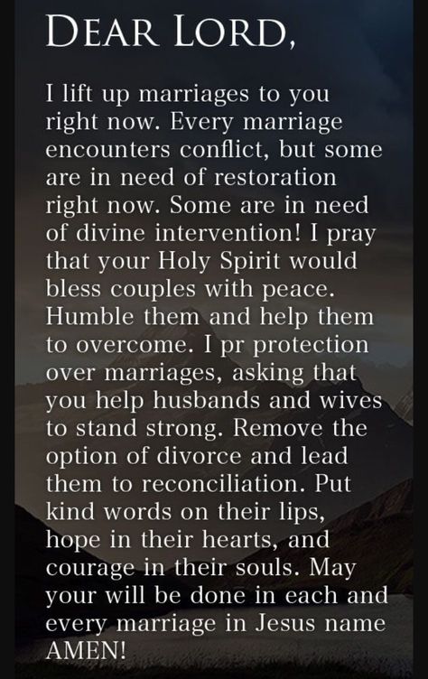 People might think I'm crazy for continuously praying this over my marriage, but there were tons of people in the bible that had unshakeable faith, prayed and did the impossible even when people thought they were crazy for believing God. Me and my children will continue to pray for restoration of our family and for God to work a Miracle in Jons heart, until God shows me different. We are going to stand on Malachi 2:16, that God hates divorce, and he has more for our family than being separated Fix My Marriage, Save Marriage From Divorce, Love For Husband, People In The Bible, Advice Jar, Prayer For My Marriage, Save Marriage, Marriage Advice Cards, Marriage Restoration