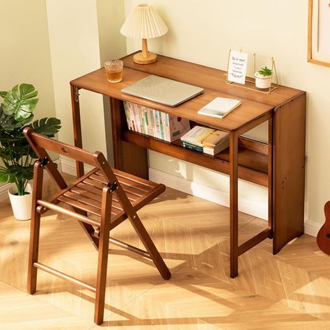 PRICES MAY VARY. 【Size】: 83cm (L) x 54cm(W) x 76cm (H) ./32.7in (L) x 21.2in(W) x 30in (H). 【Material】:Our computer desks are made of bamboo material and are strong enough for your daily use. 【Design】: Simple stylish design yet Functional and suitable for any room. 【Install】:Provide detailed instructions and tools, quick and convenient assembly. 【Service】: If you have any questions about the product, please contact us promptly and we will solve them for you as soon as possible. Description Featu Desk Student, Student Home, Folding Desk, Desk Computer, Simple Desk, Bedroom Desk, Laptop Table, Computer Table, Simple Table