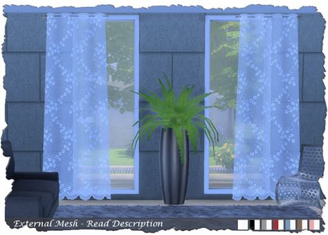 Sims 4 CC's - The Best: Curtains by Pixelshrine Sims 4 Controls, Best Curtains, Sims 4 Cc Shoes, Sims 4 Cc Skin, Sims 4 Update, Sims 4 Cc Packs, Sims 4 Cc Furniture, Bedroom Pillows, Sims 4 Build