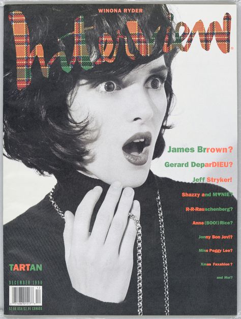 Tibor Kalman, Winona Ryder 90s, Winona Forever, Interview Magazine, Magazine Interview, Winona Ryder, A Magazine, Andy Warhol, Up Girl