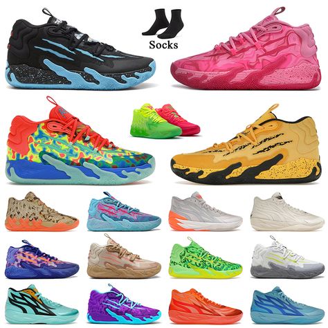 Lamelo Ball Shoes Mens Women Basketball Shoe MB.03 02 01 Not From Here 1 of 1 Trainers Wings Rick and Morty Chino Hills Buzz City GutterMelo Pink Blue Sports Sneakers Lamelo Ball Shoes, Ball Shoes, Michael Jordan Basketball, Women Basketball, Chino Hills, Michael Jordan Shoes, Lamelo Ball, Jordan Basketball, Sports Sneakers