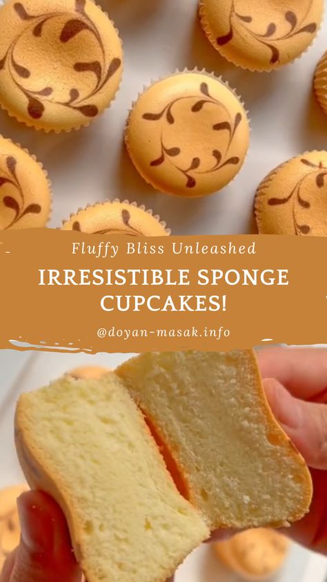 Fluffy Bliss Unleashed: Dive into a Cloud of Delight with Our Irresistible Sponge Cupcakes! Perfectly Moist, Heavenly Vanilla Goodness Awaits! Get Ready to Indulge Your Sweet Tooth! Sponge Cupcake Recipe, Sponge Cupcakes, Cupcakes Bonitos, Fancy Baking, Cloud Cupcakes, Delicious Cakes, Favorite Dessert, Classic Cake, Best Dessert Recipes