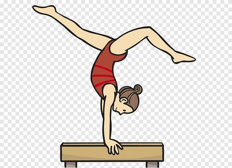 Beam Gymnastics, Gymnastics Handstand, Gymnastics Balance Beam, Gymnastics Center, Ballerina Illustration, Gymnastics Floor, Acro Gymnastics, Gymnastics Clubs, Dance Silhouette