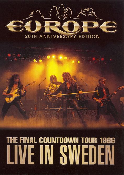 Europe Band, Final Countdown, Joey Tempest, Rock Band Posters, The Final Countdown, Band Wallpapers, Europe Tours, Tour Posters, Him Band