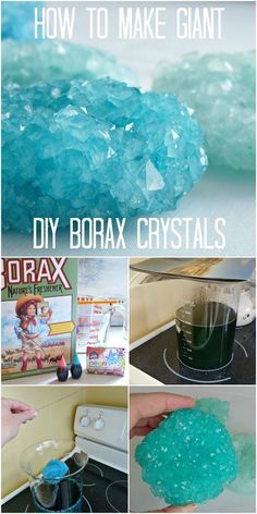 How to make DIY Borax Crystals BIGGER and MORE DENSE. Create super dense and incredibly sparkly borax crystals in any color using simple ingredients. These pipe cleaner DIY borax crystals can be used in home decor, tree ornaments - or just make them for fun! Growing your own crystals is a fun process and this borax crystals recipe ensures they are huge and beautiful. #boraxcrystals #borax #crystals Crystal Tutorial, Borax Uses, Borax Crystals, June Calendar, Growing Crystals, Kid Science, Adventure Ideas, Kid Experiments, Preschool Science