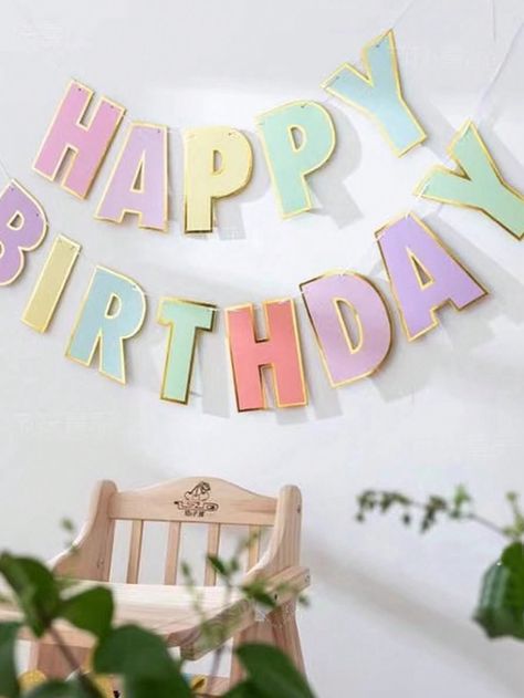 Happy birthday banner diy