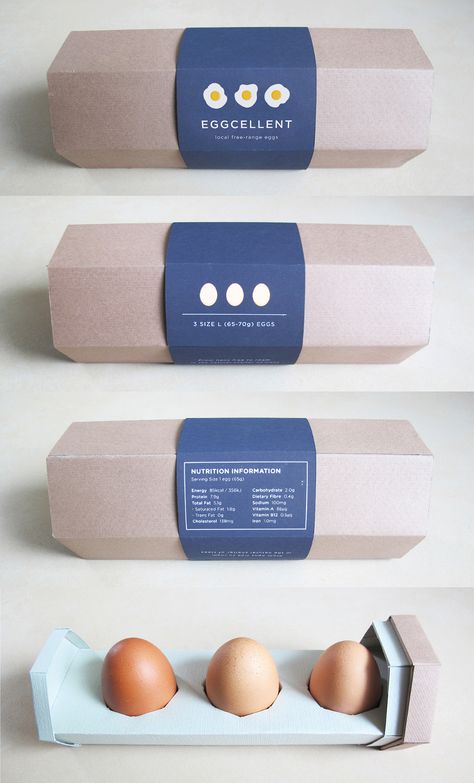 Eggcellent by Bonnie cheung Egg Carton Design, Organic Eggs Packaging, Eggs Packaging, Clever Packaging, Egg Packaging, Carton Design, Egg Cartons, 타이포그래피 포스터 디자인, Egg Box