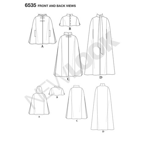 Images By Jess Pell On Sewing No Sew Cape, Technical Flats, Cape Pattern Sewing, New Look Patterns, Cape Pattern, Military Looks, Tie Collar, Costume Patterns, Capes For Women